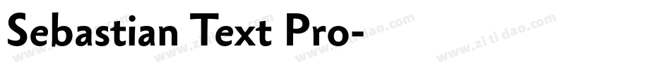 Sebastian Text Pro字体转换